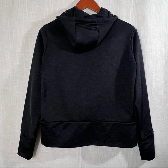 Nike Dri Fit Just Do It Training Hoodie Sweatshirt Size Small Heathered Black - Picture 8 of 11